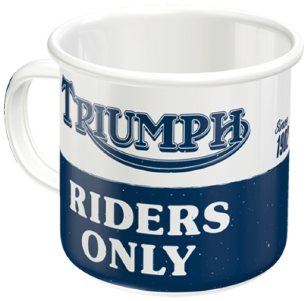 Nostalgic art emalimuki Triumph Riders Only