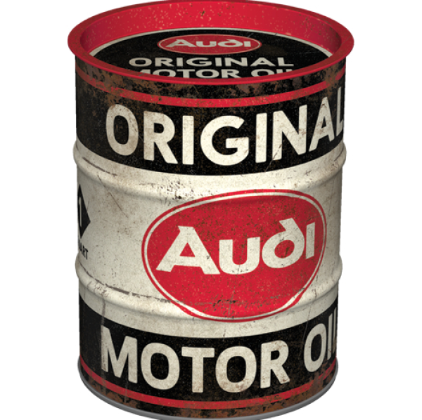 Nostalgic art säästölipas Audi - Original Motor Oil