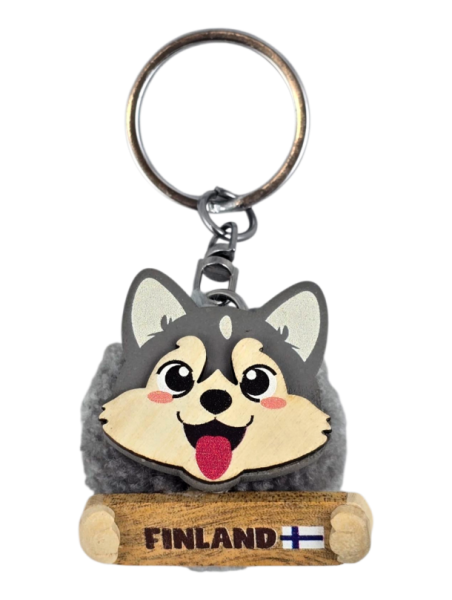 Jovial avaimenperä husky pompom