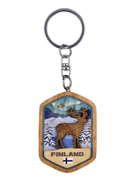 Jovial avaimenperä poro maisema