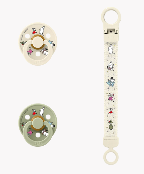 BIBS x Moomin tutti & Loop tuttinauha lahjasetti-2