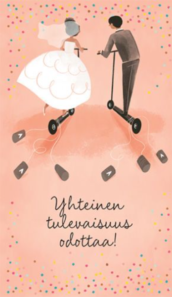 Hallmark Yhteinen tulevaisuus hääpari kortti