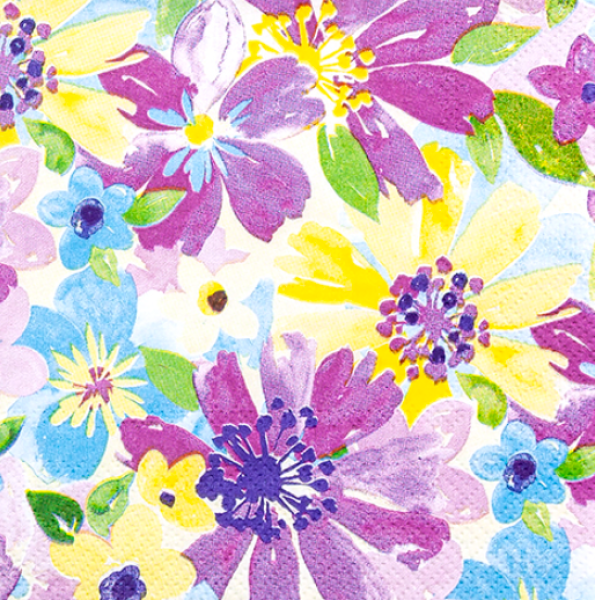 Vibrant Blossoms servetti pieni