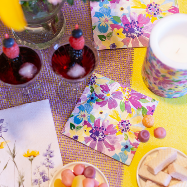 Vibrant Blossoms servetti pieni-3