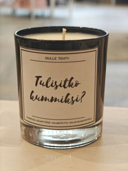Tulisitko kummiksi tuoksukynttilä