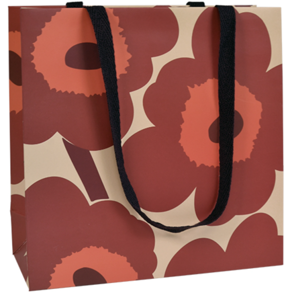 Lahjakassi S Marimekko Unikko punainen/beige