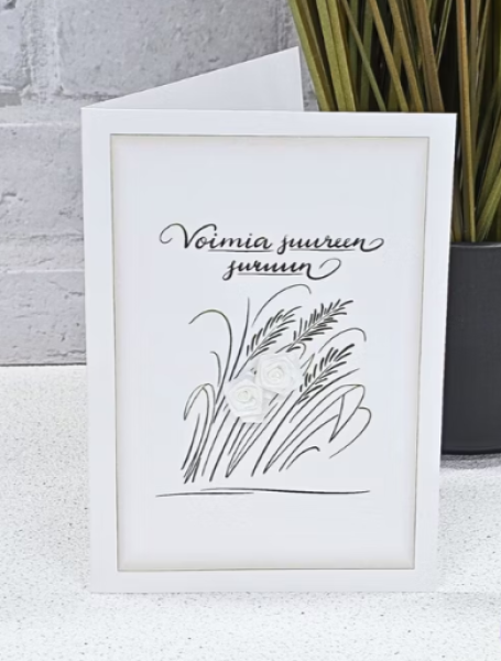 Lean verstas osanottokortti voimia suureen suruun