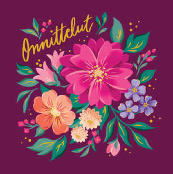 Linnapaperi paperikaramelli kukkaonnittelut