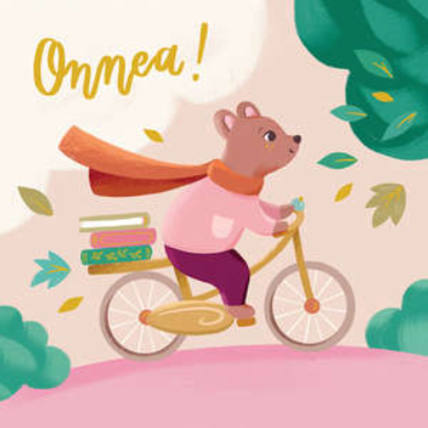 Linnapaperi paperikaramelli Pyöräilynalle