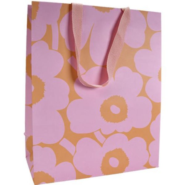 Lahjakassi L Marimekko Unikko pinkki-oranssi