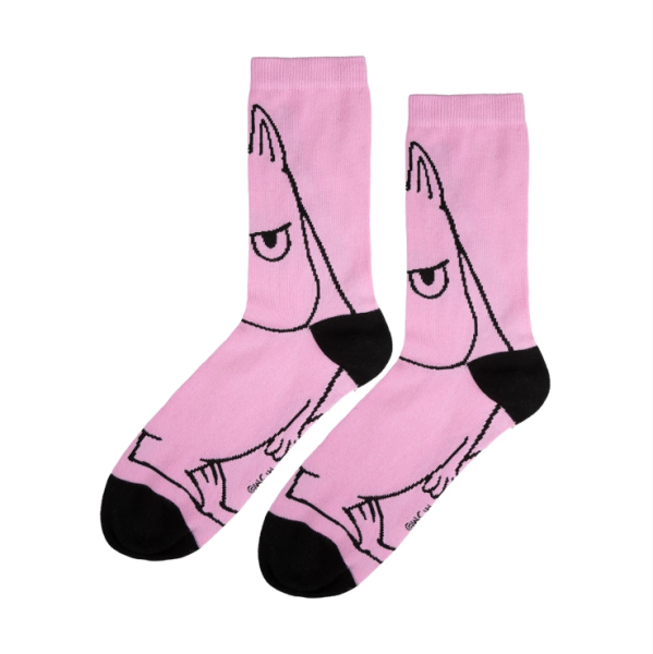 Muumisukat Kiukku-Muumi Vaaleanpunainen