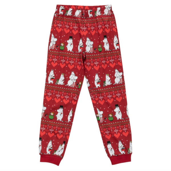 Martinex Muumi Talvisydän-pyjama tummanpunainen-3