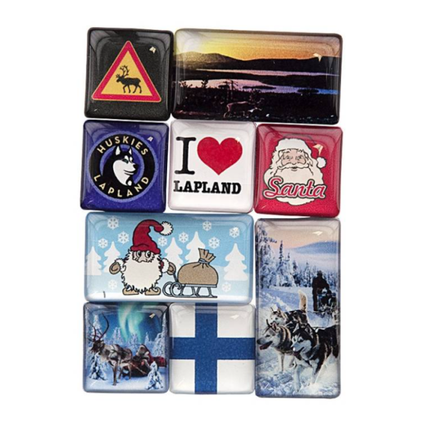 Mikebon magneettisetti I love Lapland