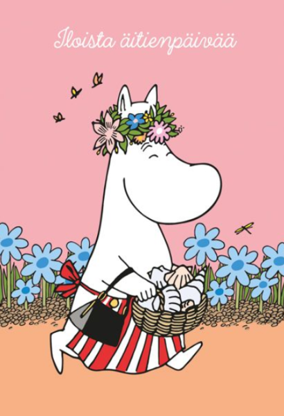 Muumi kortti Muumimamma Iloista äitienpäivää!