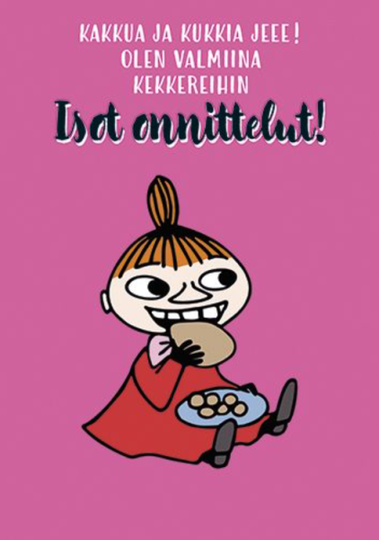 Muumi Pikku Myy kortti pinkki