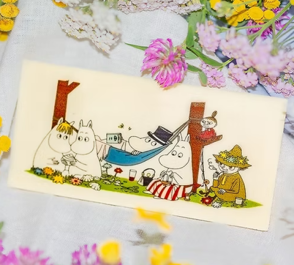 Billnäs chocolate factoryn Muumi suklaalevyt