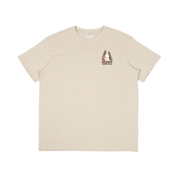 Aikuisten t-paita Hiking Club Beige-3