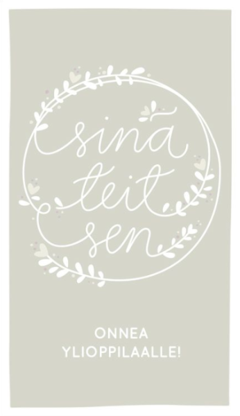 Ninnimoi Sinä teit sen kortti