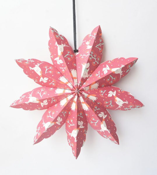 Muumi paperitähti 40cm punainen