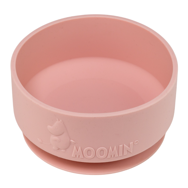 Rätt Start Muumi silikonikulho rosehip pink