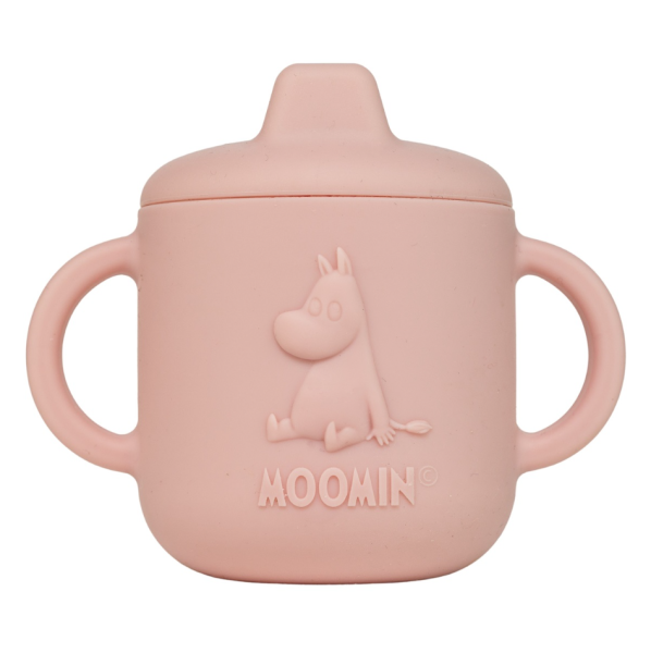 Rätt Start Muumi silikonimuki rosehip pink