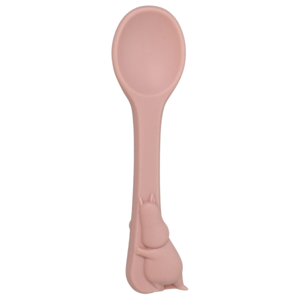 Rätt Start Muumi silikonilusikka rosehip pink