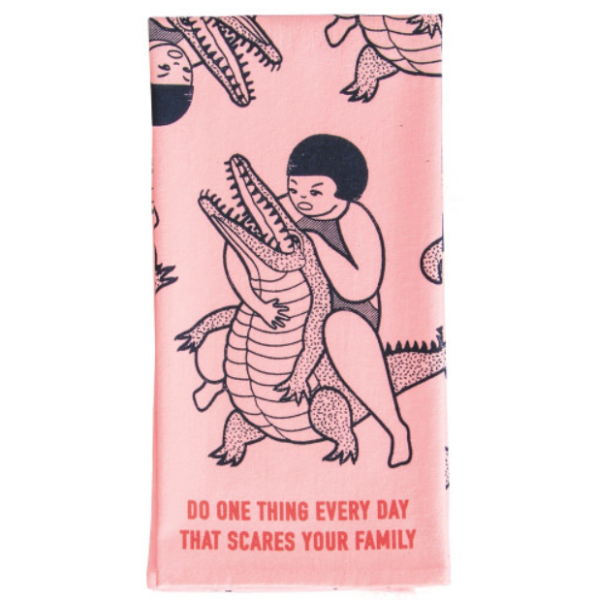 Scares your family keittiöpyyhe-2