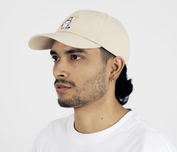 Aikuisten lippis Äkänen Muumipeikko beige-4