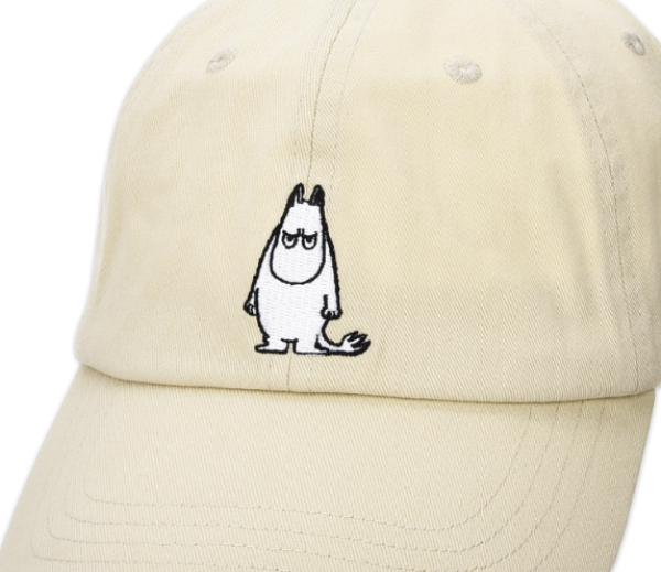 Aikuisten lippis Äkänen Muumipeikko beige-5