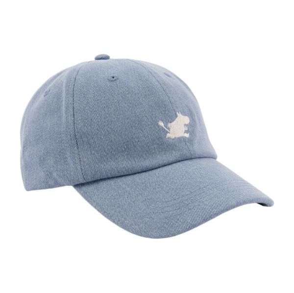 Aikuisten lippis kivipesty Muumi denim