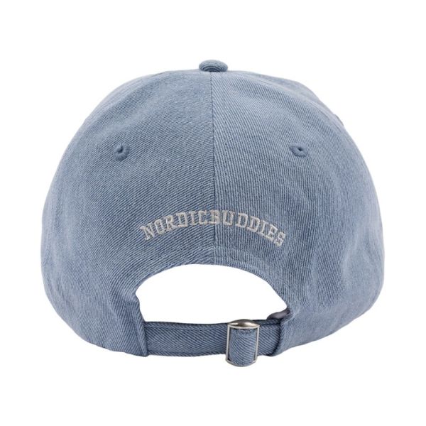 Aikuisten lippis kivipesty Muumi denim-2