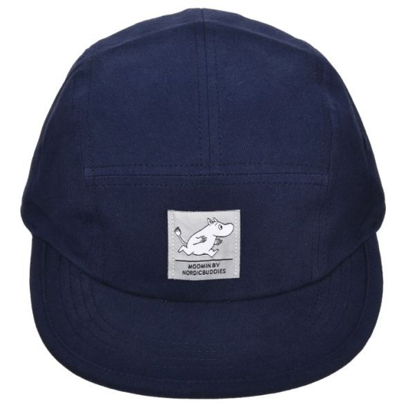 Aikuisten lippis five panel Muumipeikko sininen-2