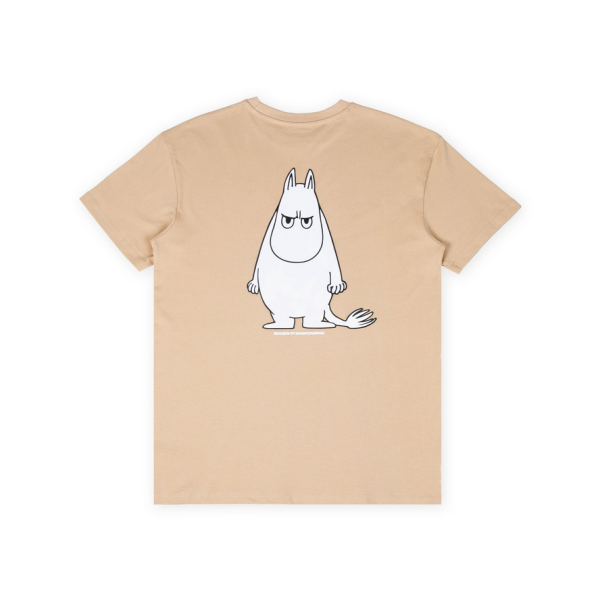 Aikuisten t-paita äkänen Muumi beige-3