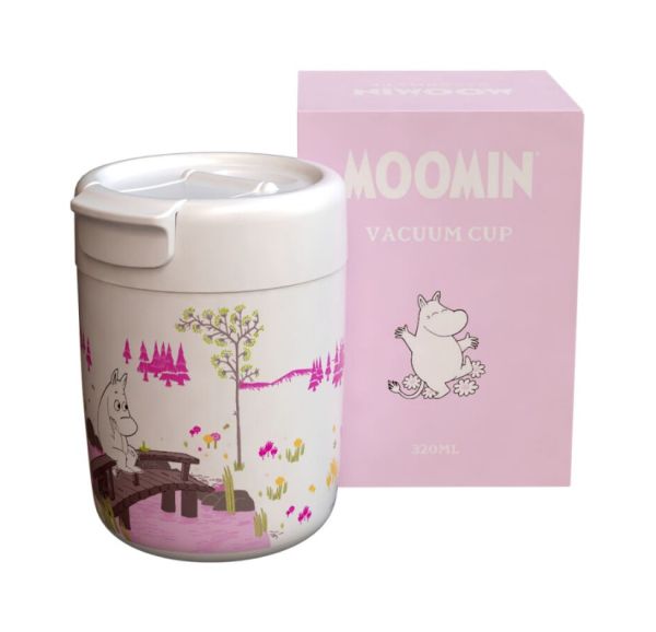 Termosmuki Muumi valko-pinkki 320 ml