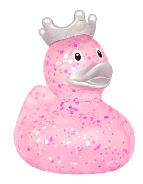 Ankka kruunu punainen glitter-2