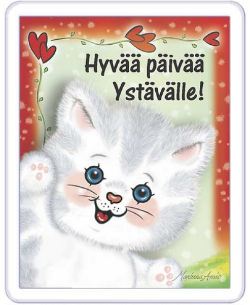 Ansio Kissa hyvää päivää magneetti