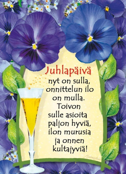 Ansio Juhlapäivä kortti