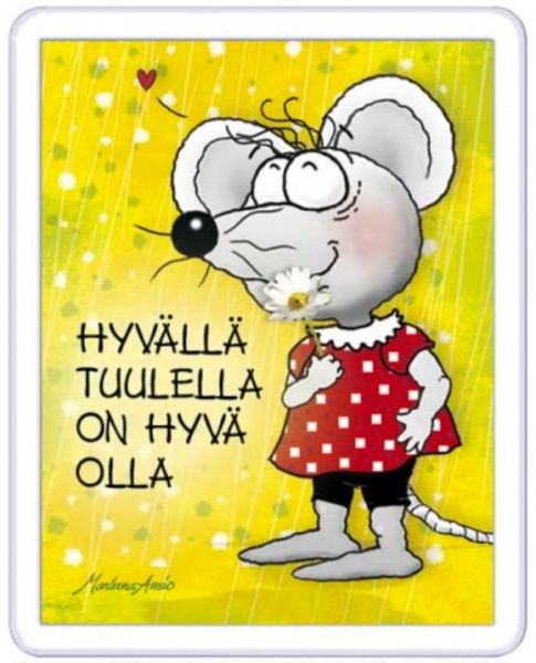 Ansio Hiiri hyvällä tuulella magneetti