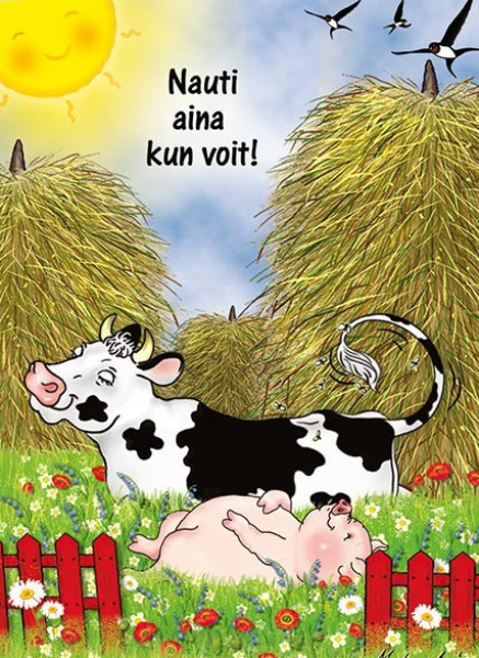 Ansio Nauti aina kun voit kortti