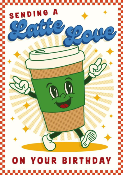 Artfile latte love kortti