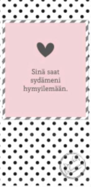 Donoka maitosuklaa sydämeni hymyilemään