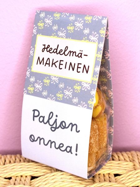 Donoka hedelmämakeinen Paljon onnea!