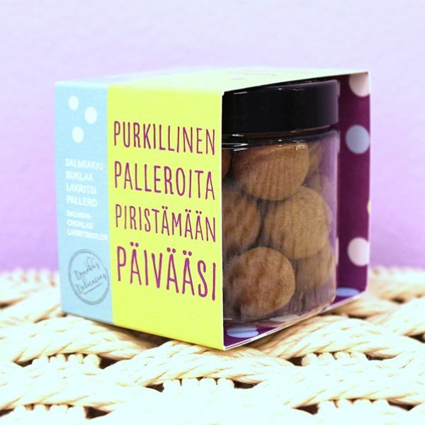 Donoka lakupallero purkillinen palleroita