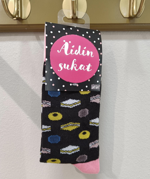 Donoka sukat Äidin sukat lakritsi