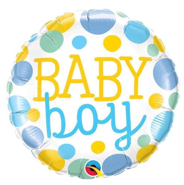 Foliopallo Qualatex baby boy
