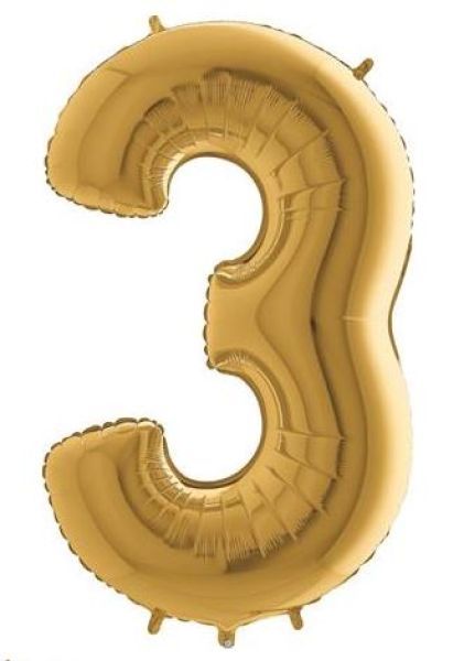 Foliopallo grabo kulta nro 3 (66cm)