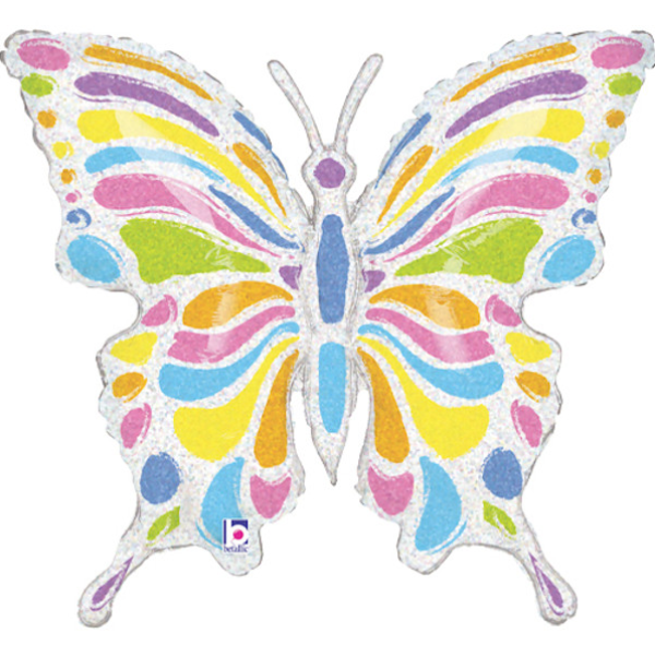 Foliopallo Perhonen holografinen