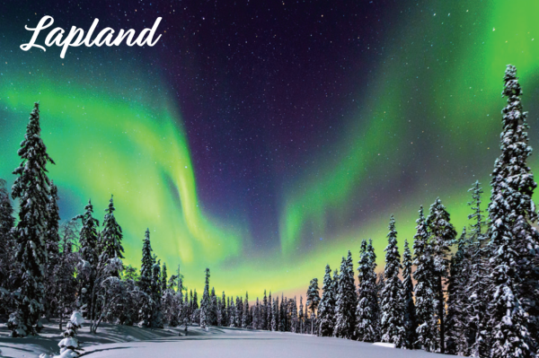 Giftis Lapland revontulet levymagneetti
