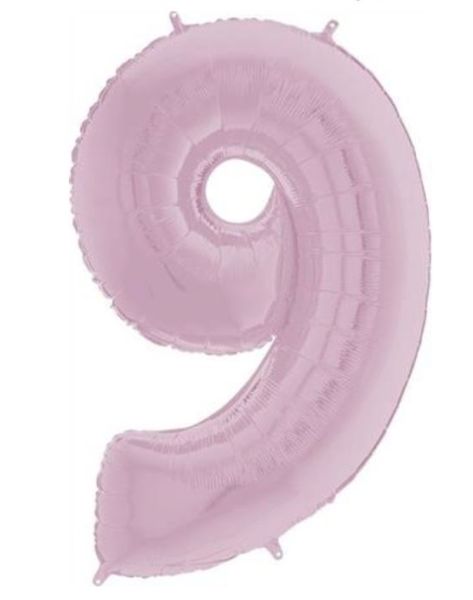 Foliopallo vaaleanpunainen nro 9