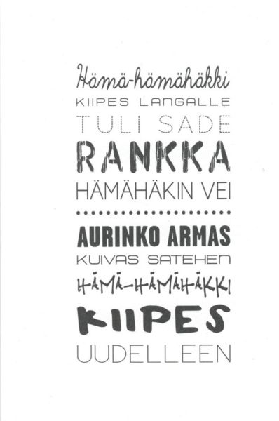Pikkunorsu Hämähämähäkki